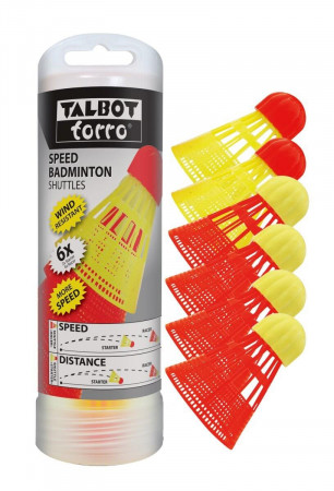 Talbot Torro Speed Badminton Shuttles 6er Dose