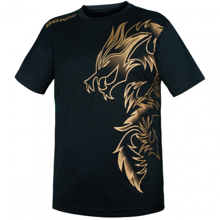 DONIC T-Shirt Dragon Schwarz Vorderseite